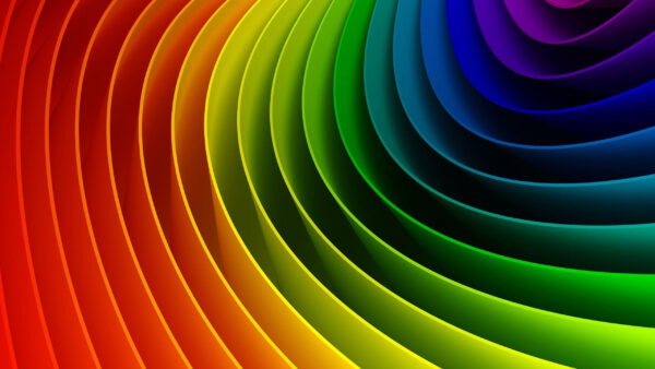 Wallpaper Desktop, Abstract, Rainbow