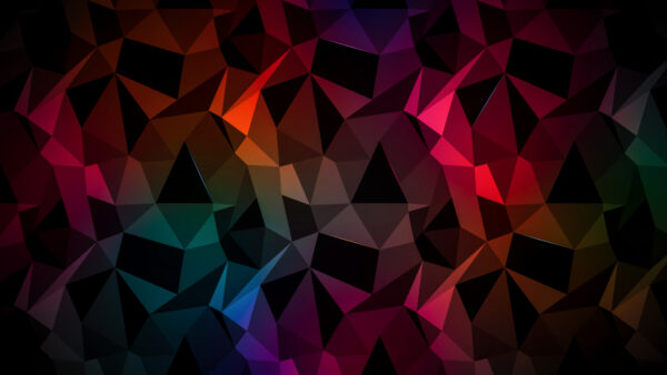 Wallpaper Abstract, Shapes, Poly, Colorful, Mobile, Abstraction, Desktop