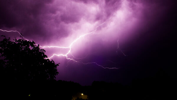 Wallpaper Lightning, Flash, Desktop, Nature, Thunderstorm, Sky, Mobile, Purple, Clouds