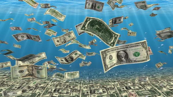 Wallpaper Sea, Background, Money, Under, Desktop, Water, Blue, With