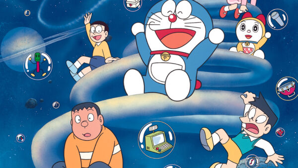 Wallpaper Playful, Friends, And, Desktop, Doraemon