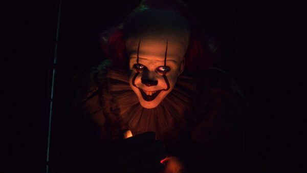 Wallpaper Smiley, Background, Pennywise, Dark