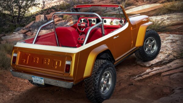 Wallpaper Cars, Jeepster, Beach, 2021