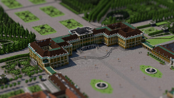 Wallpaper Palace, Vienna, Minecraft, Schonbrunn