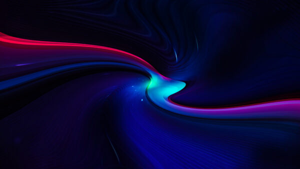 Wallpaper Mobile, Abstraction, Desktop, Lines, Dark, Pink, Blue, Abstract