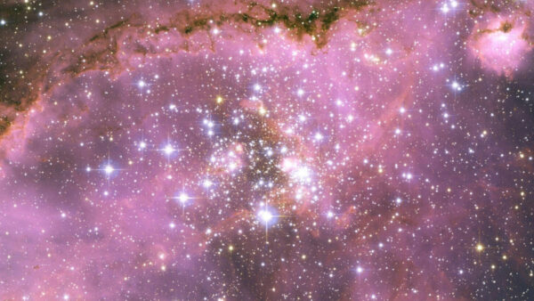 Wallpaper Sky, Space, Desktop, Stars, Purple, Shimmering
