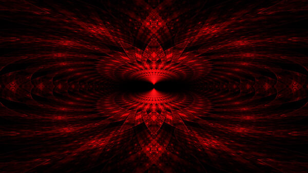 Wallpaper Fractal, Red, Abstraction, Mobile, Desktop, Pattern, Shapes, Abstract