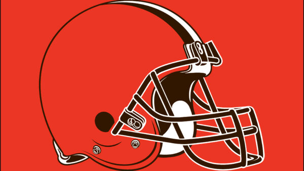 Wallpaper American, With, Cleveland, Desktop, Background, Football, Red, Browns, Helmet