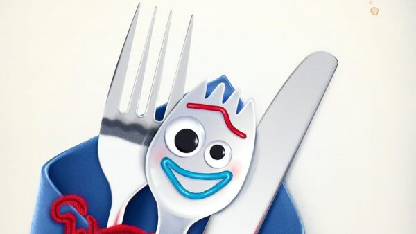 Wallpaper Toy, Story, Desktop, With, Background, White, Forky