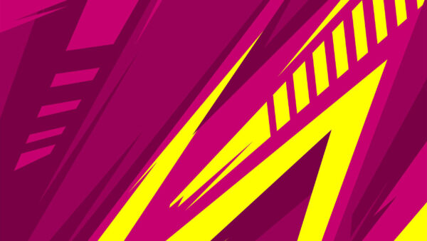 Wallpaper Shapes, Yellow, Pink, Art, Geometric, Grunge, Abstract, Stripes