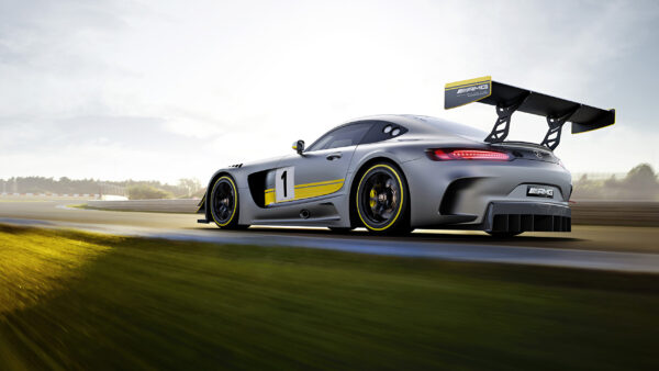 Wallpaper Race, GT3, Silver, Cars, Mercedes-Benz, Car, AMG