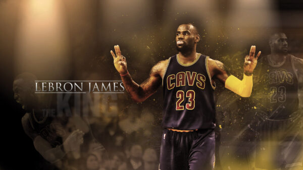 Wallpaper Black, Sports, Lebron, Desktop, James, Sign, Showing, Hand, Dress, Wearing, Basketball