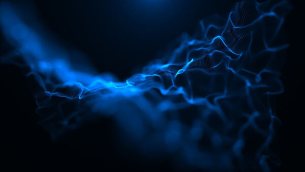 Wallpaper Smoke, Background, Blue, Dark