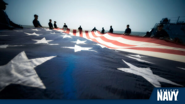 Wallpaper America, Flag, Navy