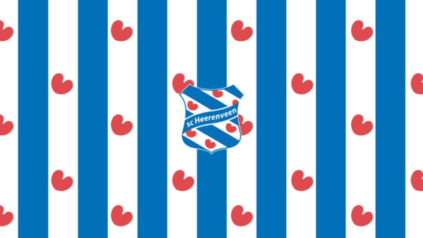 Wallpaper Soccer, Heerenveen, Emblem, Logo