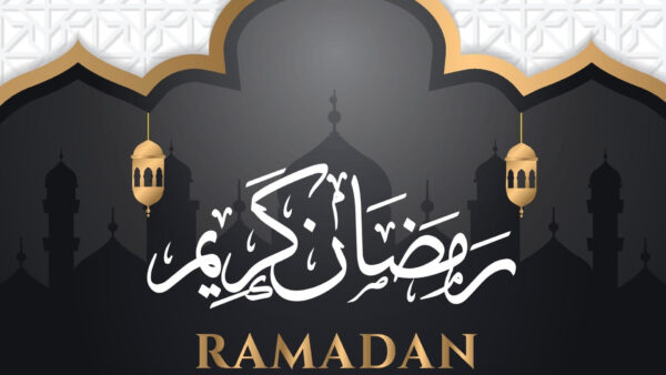 Wallpaper Background, Mubarak, Ramadan, Black, Mosque, Eid
