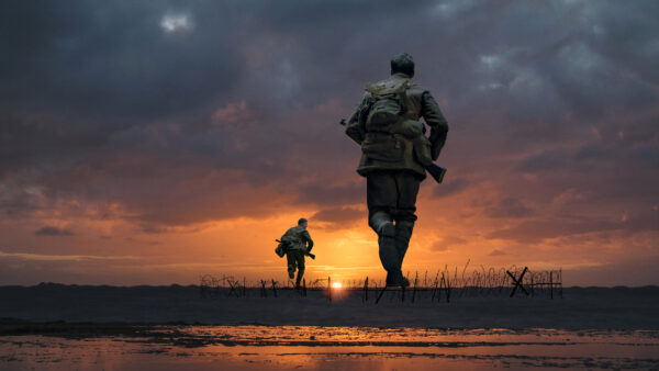 Wallpaper Sunset, Soldiers