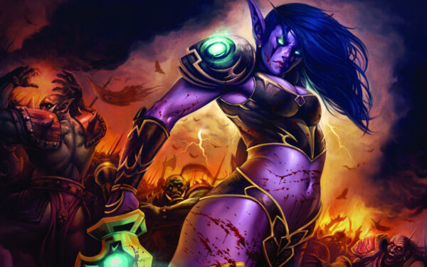 Wallpaper Lady, Warcraft, World