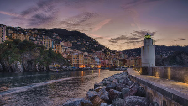 Wallpaper Liguria, Desktop, Bay, Italy, Camogli, Travel, Mobile, Lighthouse, Building