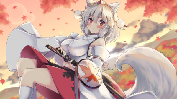 Wallpaper Momiji, Touhou, Desktop, Inubashiri, Anime