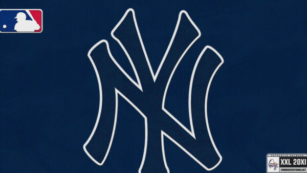 Wallpaper Yankees, Baseball, Desktop, Blue, Background, Logo
