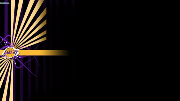 Wallpaper Los, Angeles, Black, Lakers, Background, Logo