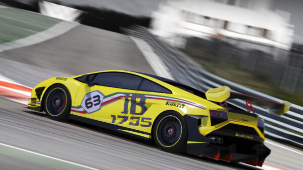 Wallpaper Yellow, Race, Lamborghini, Cars, Car, LP570, Gallardo