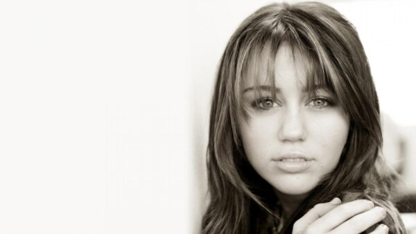 Wallpaper Background, Eyes, Gray, With, Cyrus, Desktop, Miley, White, Side
