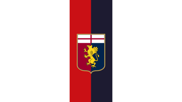 Wallpaper Lines, Soccer, Genoa, Blue, Background, Logo, C.F.C, Emblem, White, Red