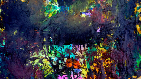 Wallpaper Abstract, Paint, Spots, Strokes, Colorful