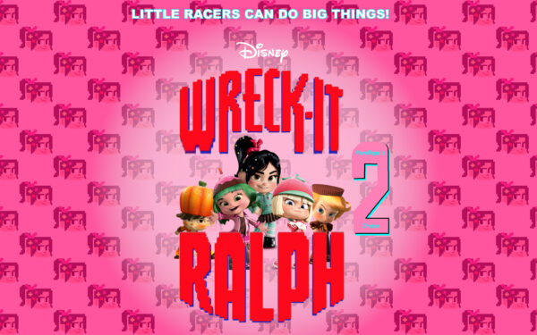 Wallpaper Vanellope, Wreck, Ralph