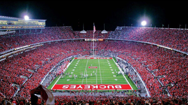 Wallpaper With, State, Ohio, Players, Desktop, Audience, And, Buckeyes, Stadium