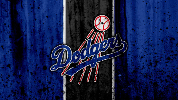 Wallpaper Dodgers, Blue, With, Desktop, Black, And, Lines, Los, Angeles, White, Background