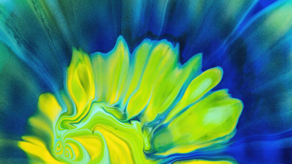 Wallpaper Blue, Mobile, Abstract, Desktop, Paint, Art, Mixed, Green, Liquid