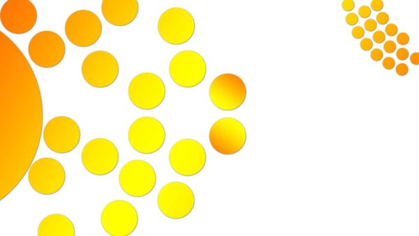 Wallpaper Yellow, Abstract, Geometry, Gradient, Round, Shapes, Desktop