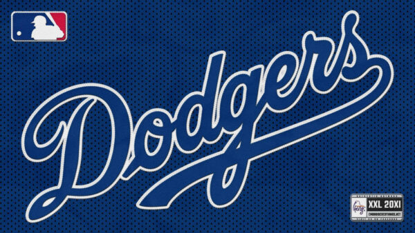 Wallpaper Desktop, And, Dots, Dodgers, With, Word, Los, Blue, Background, Black, Angeles