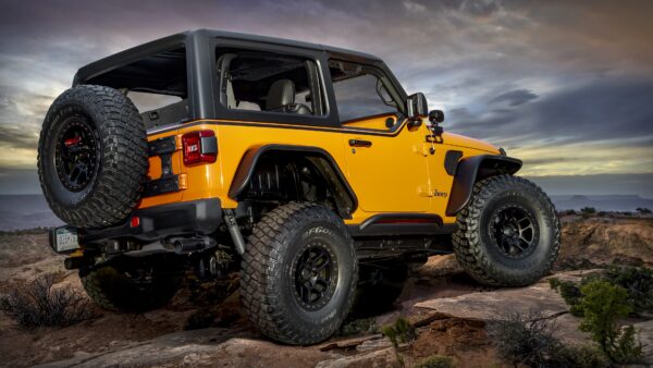 Wallpaper Peelz, Jeep, 2021, Orange, Cars