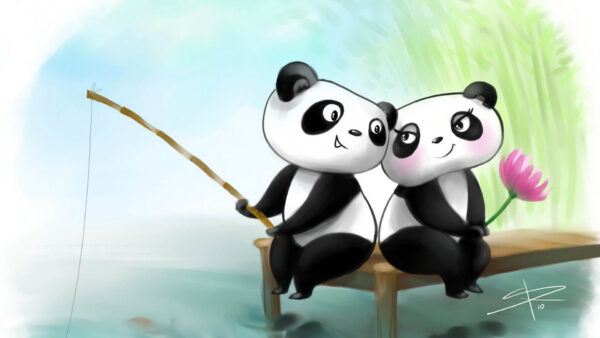 Wallpaper Panda, Painting, Desktop