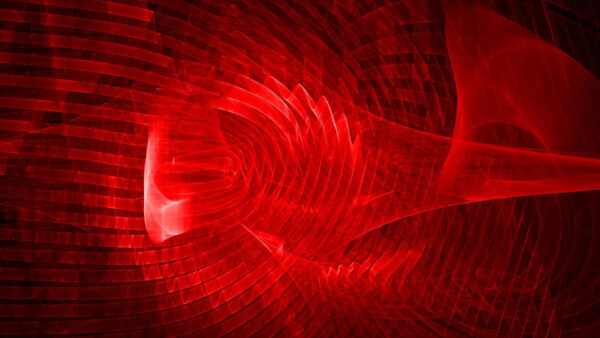 Wallpaper Art, Fractal, Lines, Abstraction, Red