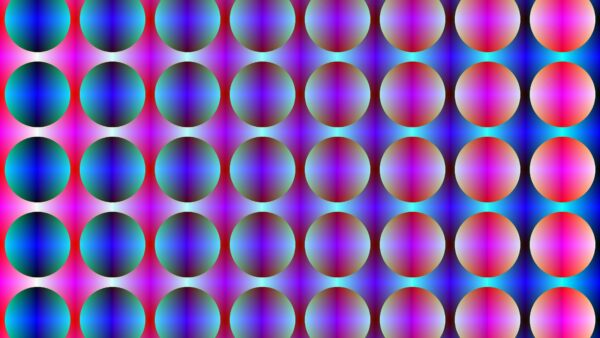 Wallpaper Green, Desktop, Circles, Gradient, Abstract, Abstraction, Background, Mobile, Pink, Blue