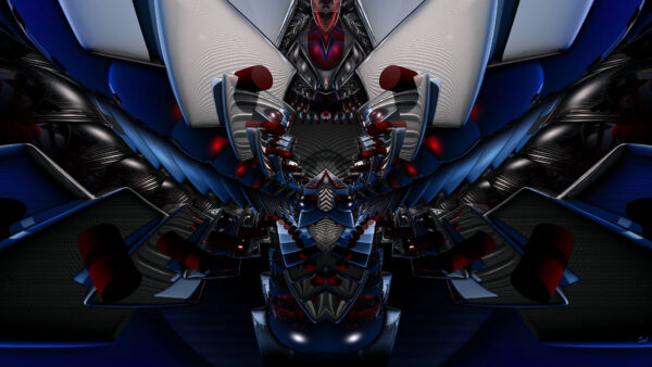 Wallpaper Abstract, Pattern, Fractal, Blue, Desktop, Black, Mobile, Art, Red, Abstraction