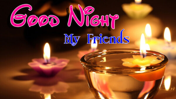 Wallpaper Good, Background, Night, Friends, Candles