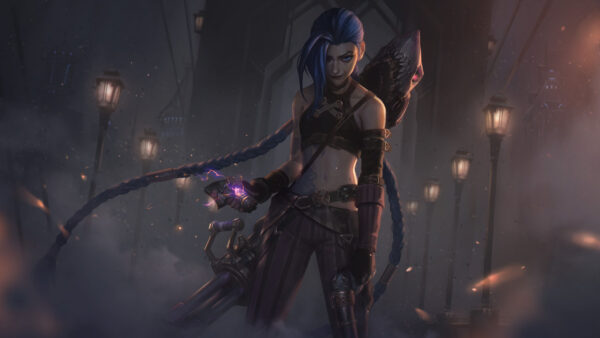 Wallpaper Jinx, Arcane