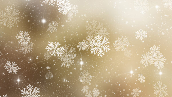 Wallpaper Snowflake, Mobile, Artistic, Yellow, White, Desktop