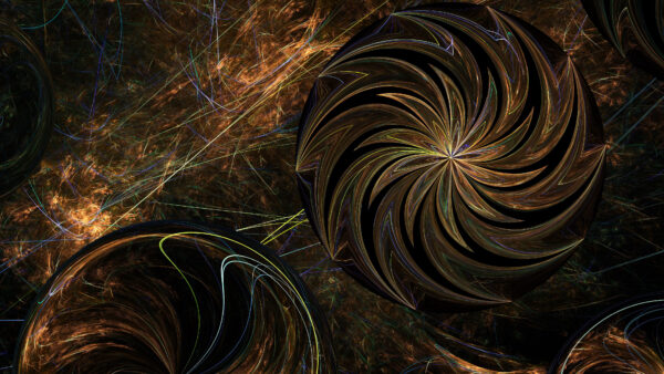 Wallpaper Colorful, Mobile, Star, Shape, Abstract, Abstraction, Fractal, Desktop, Pattern, Swirl