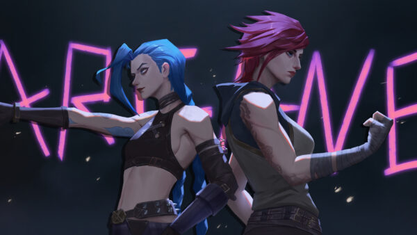 Wallpaper Jinx, Arcane