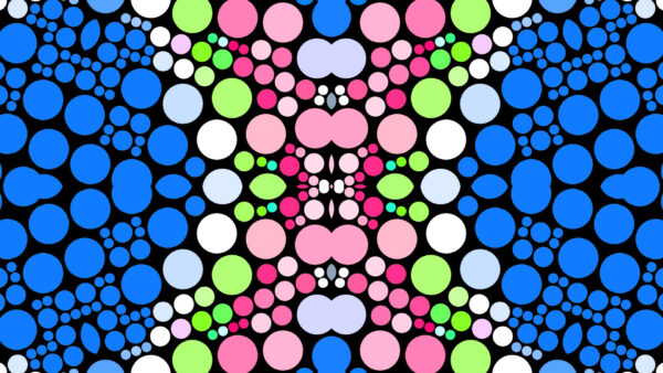 Wallpaper Geometry, Abstract, Symmetry, Colorful, Pink, Desktop, Green, Light, Blue, White