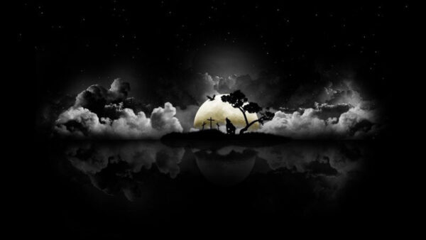 Wallpaper Background, Dark, Beautiful, Black, Nature, Clouds, Sky