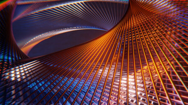 Wallpaper Mesh, Desktop, Blue, Abstract, Brown, Lines, Structure