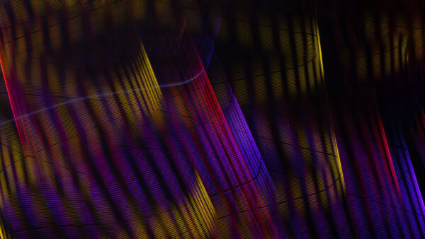 Wallpaper Purple, Light, Yellow, Abstract, Lines